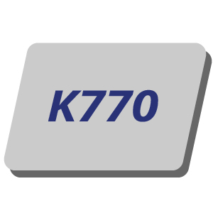 K770 - Disc Cutter Parts