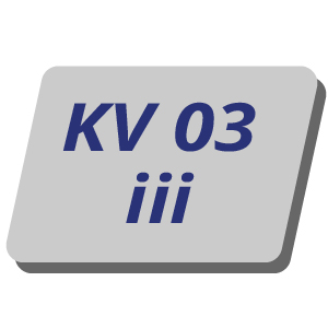 KV 03 III - Disc Cutter Parts