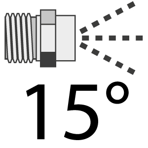 15 Degree Spray Nozzles