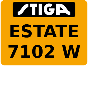 ESTATE 7102 W - Ride On Mower Parts