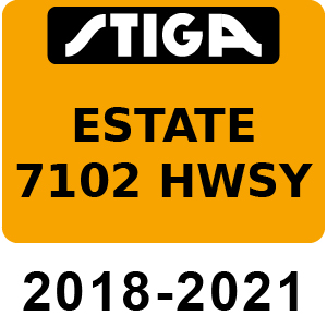 Stiga ESTATE 7102 HWSY - 2018-2021 - 2T0980281 ST1