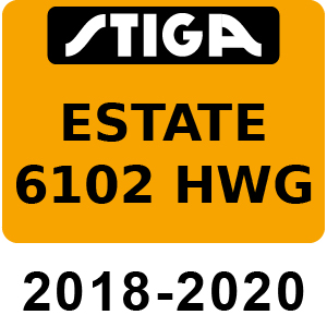 Stiga ESTATE 6102 HWG - 2018-2020 - 2T0980281 STX