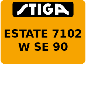 ESTATE 7102 W SE 90 - Ride On Mower Parts