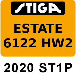 Stiga ESTATE 6122 HW2 - 2020 - 2T1310481 ST1P