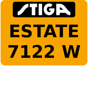 ESTATE 7122 W - Ride On Mower Parts