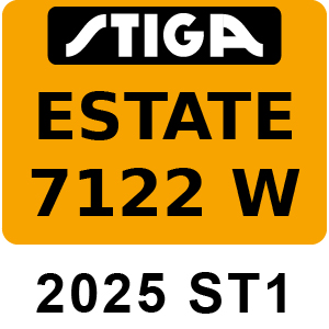 Stiga ESTATE 7122 W - 2025 - 2T1315481 ST1