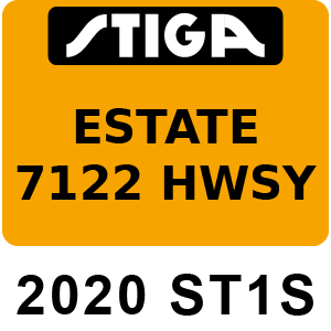 Stiga ESTATE 7122 HWSY - 2020 - 2T1310381 ST1S