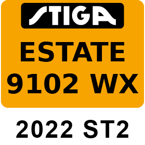 Stiga ESTATE 9102 WX - 2022-2024 - 2T1430381 ST2