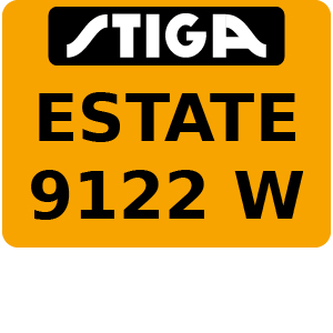 ESTATE 9122 W - Ride On Mower Parts