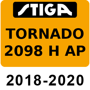 Stiga TORNADO 2098 H AP - 2018-2020 - 2T0630481 AP18