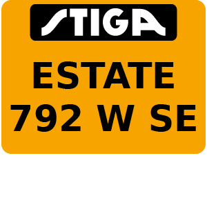 ESTATE 792 W SE - Ride On Mower Parts