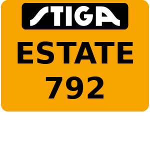 ESTATE 792 - Ride On Mower Parts
