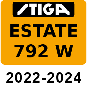 Stiga ESTATE 792 W - 2022-2024 - 2T0785481 ST1