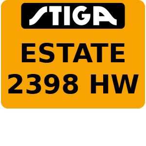ESTATE 2398 HW - Ride On Mower Parts