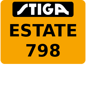 ESTATE 798 - Ride On Mower Parts