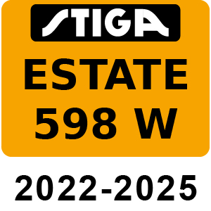 Stiga ESTATE 598 W - 2022-2025 - 2T2630481 ST2