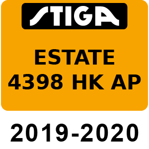 Stiga ESTATE 4398 HK AP - 2019-2020 - 2T2610681 AP19