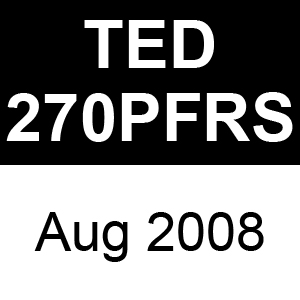 Tanaka TED-270PFRS - Aug 2008 Parts