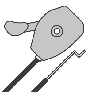 Ride On Mower Throttle Cables