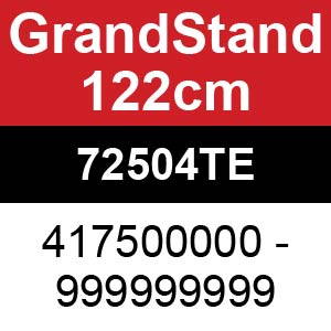 Toro GrandStand 122cm - 72504TE (417500000 - 419999999)