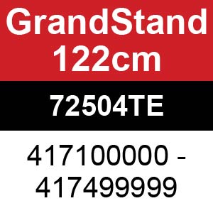 Toro GrandStand 122cm - 72504TE (417100000 - 417499999)