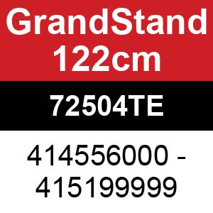 Toro GrandStand 122cm - 72504TE (414556000 - 415199999)