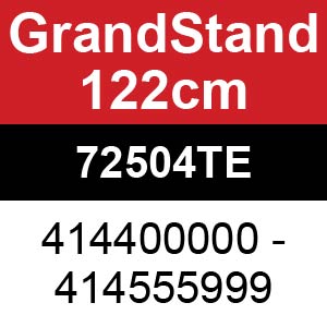 Toro GrandStand 122cm - 72504TE (414400000 - 414555999)