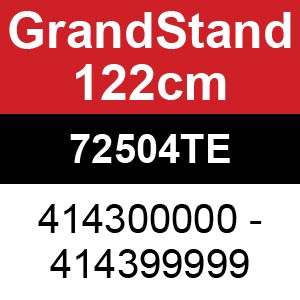 Toro GrandStand 122cm - 72504TE (414300000 - 414399999)
