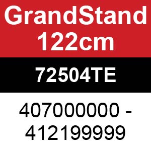 Toro GrandStand 122cm - 72504TE (407000000 - 412199999)