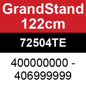 Toro GrandStand 122cm - 72504TE (400000000 - 406999999)
