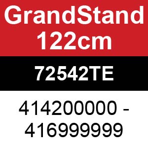 Toro GrandStand 122cm - 72542TE (414200000 - 416999999)