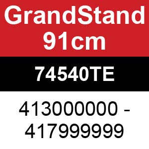 Toro GrandStand 91cm - 74540TE (413000000 - 417999999)