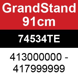 Toro GrandStand 91cm - 74534TE (413000000 - 417999999)