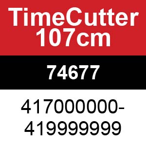 Toro TimeCutter 107cm - 74677 (417000000 - 419999999)