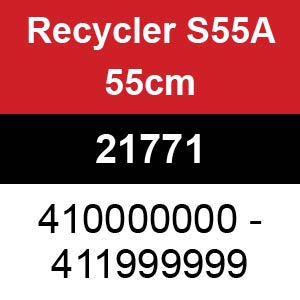 Toro Recycler S55A 55cm - 21771 (410000000 - 411999999)