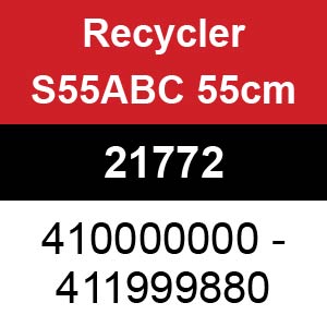 Toro Recycler S55ABC 55cm - 21772 (410000000 - 411999880)