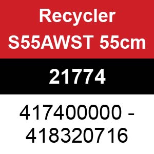 Toro Recycler S55AWST 55cm - 21774 (417400000 - 418320716)