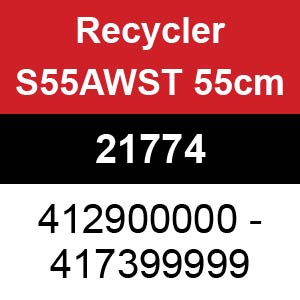 Toro Recycler S55AWST 55cm - 21774 (412900000 - 417399999)