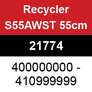 Toro Recycler S55AWST 55cm - 21774 (400000000 - 410999999)