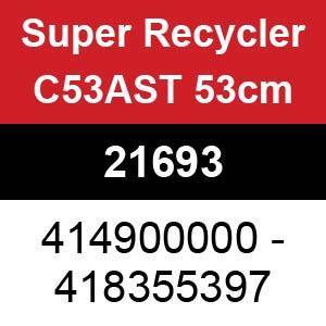 Toro Super Recycler C53AST 53cm - 21693 (414900000 - 418355397)