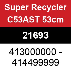 Toro Super Recycler C53AST 53cm - 21693 (413000000 - 414499999)