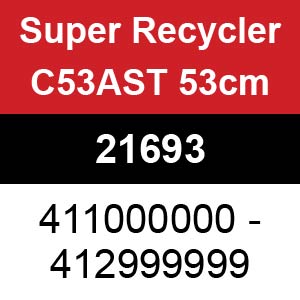 Toro Super Recycler C53AST 53cm - 21693 (411000000 - 412999999)