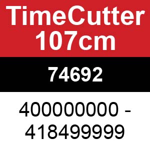 Toro TimeCutter 107cm - 74692 (400000000 - 418499999)