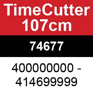 Toro TimeCutter 107cm - 74677 (400000000 - 414699999)