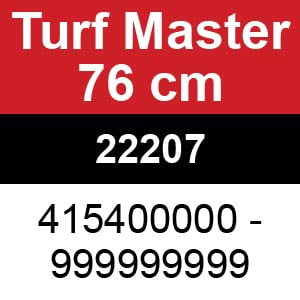 Toro TurfMaster 76cm - 22207 (415400000 - 999999999)