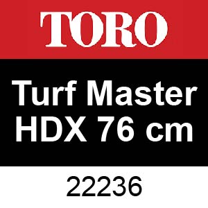 Toro TurfMaster HDX 76cm - 22236
