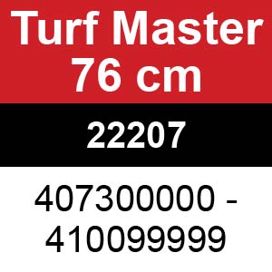 Toro TurfMaster 76cm - 22207 (407300000 - 410099999)