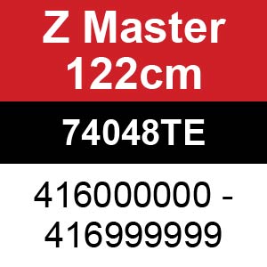 Toro Z Master 122cm - 74048TE (416000000 - 416999999)
