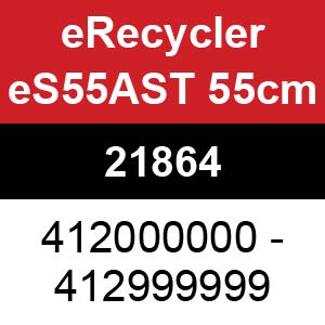 Toro eRecycler eS55AST 55cm - 21864 (412000000 - 412999999)