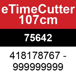 Toro eTimeCutter 107cm - 75642 (418178767 - 999999999)